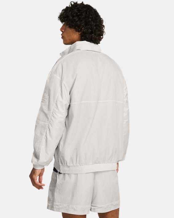 Men's Curry Woven Jacket, White, pdpMainDesktop image number 1